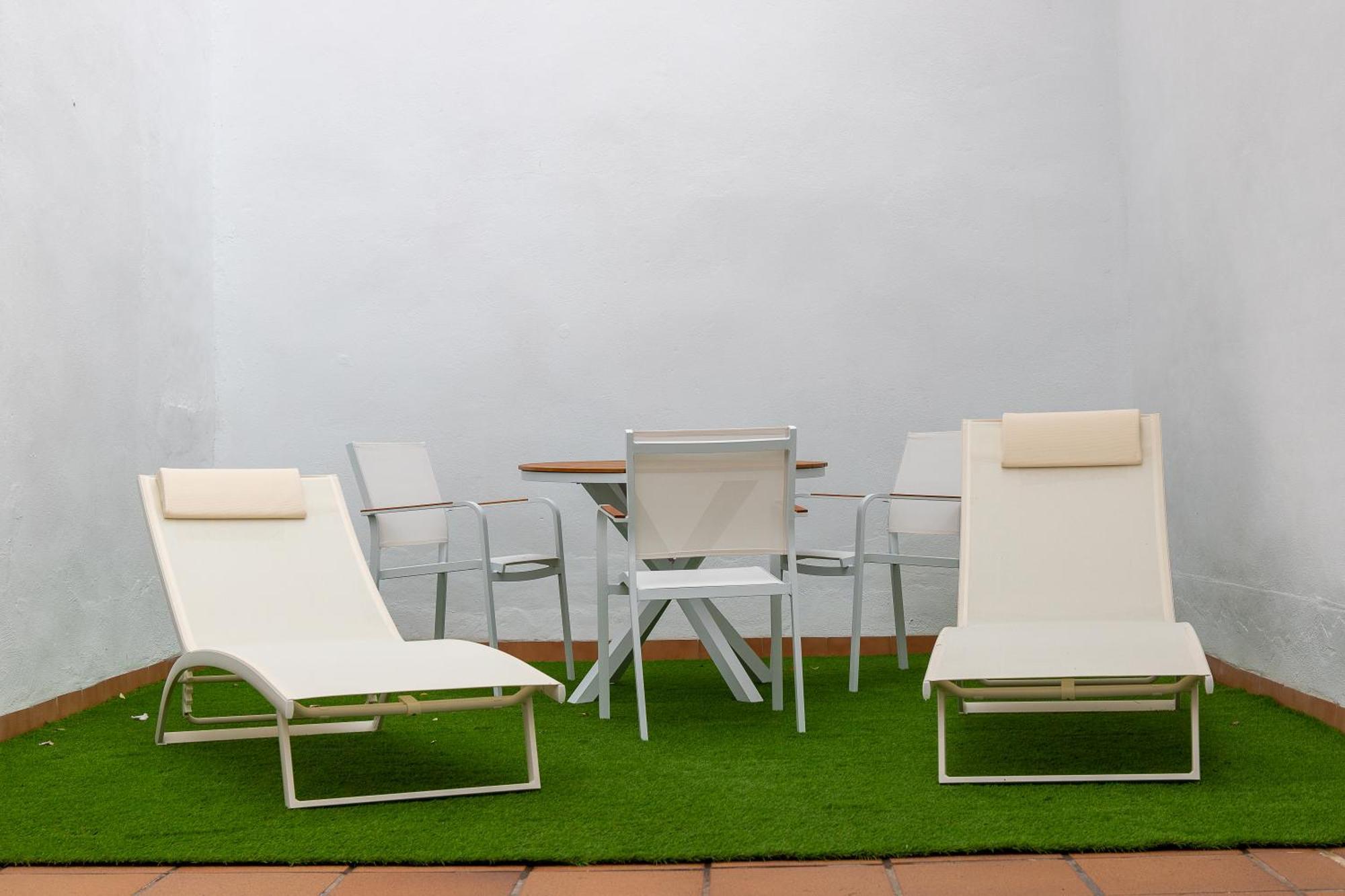 Apartamentos San Francisco Sevilla Bagian luar foto